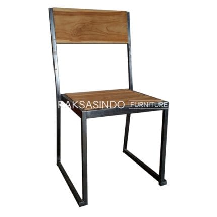 Industrial Steel Simple Dining Side Chair