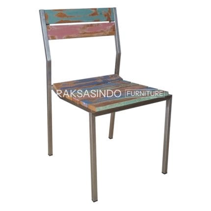 Industrial Steel Simple Dining Side Chair