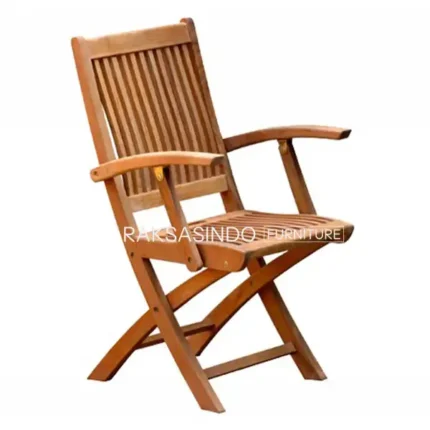 Raksasindo Teak Folding Arm Chair