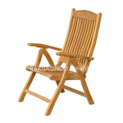 Jepara Sustainable Teak Garden Reclining Chair