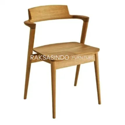 Urban Solid Teak Modern Dining Side Chair